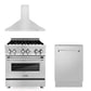 ZLINE 30 in. Kitchen Package with Stainless Steel Dual Fuel Range, Convertible Vent Range Hood and Tall Tub Dishwasher (3KP-RARH30-DWV) - KB&A The Home Improvement Store