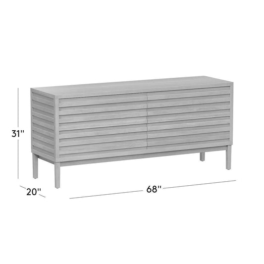 Campo 4-Drawer Acacia Wood Dresser - KB&A The Home Improvement Store