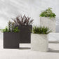 Ash Square Dark Grey Cement Indoor/Outdoor Planter Small - KB&A The Home Improvement Store