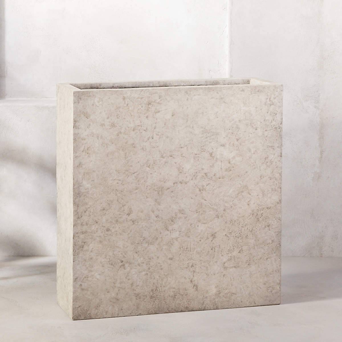 Ash Square Dark Grey Cement Indoor/Outdoor Planter Small - KB&A The Home Improvement Store