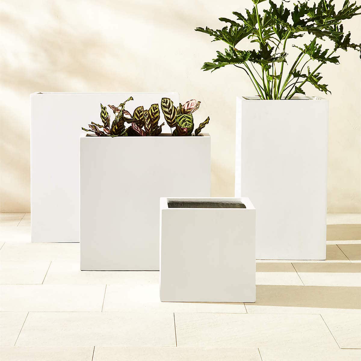 Ash Square Dark Grey Cement Indoor/Outdoor Planter Small - KB&A The Home Improvement Store