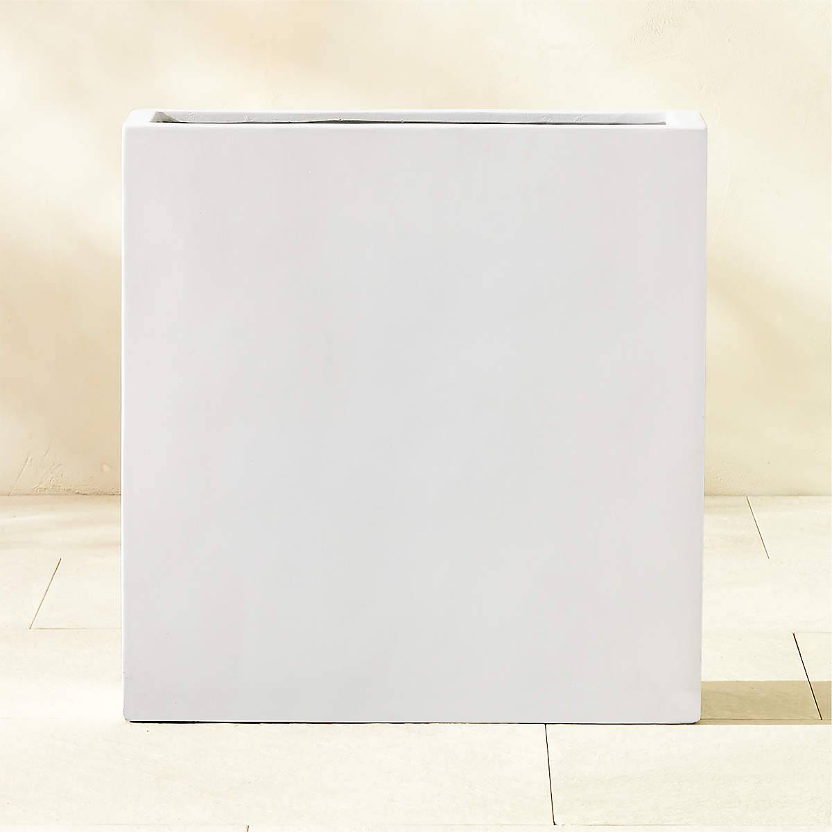 Ash Square Dark Grey Cement Indoor/Outdoor Planter Small - KB&A The Home Improvement Store