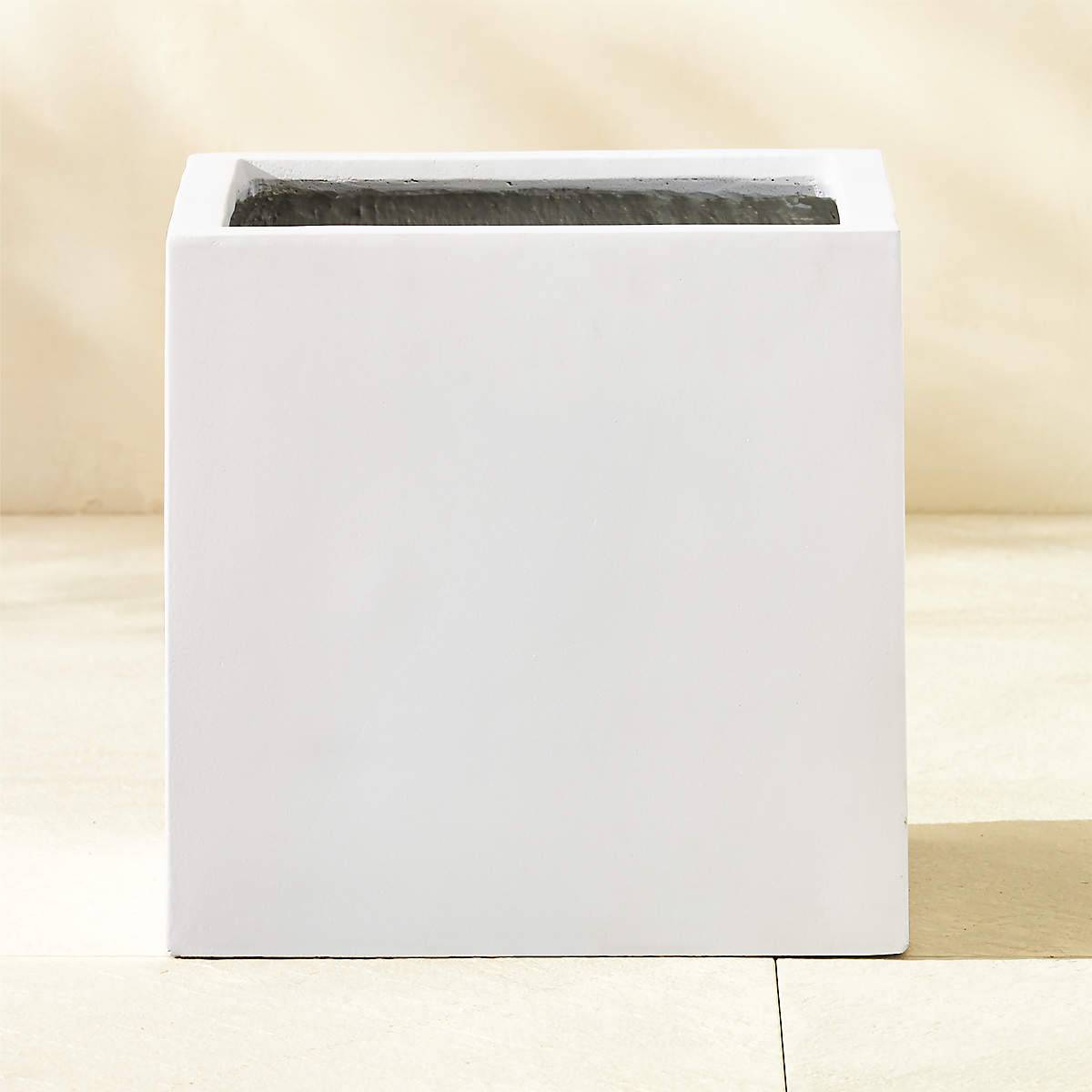 Ash Square Dark Grey Cement Indoor/Outdoor Planter Small - KB&A The Home Improvement Store