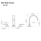 ZLINE Bliss Bath Faucet in Polished Gold (BLS-BF-PG) - KB&A The Home Improvement Store