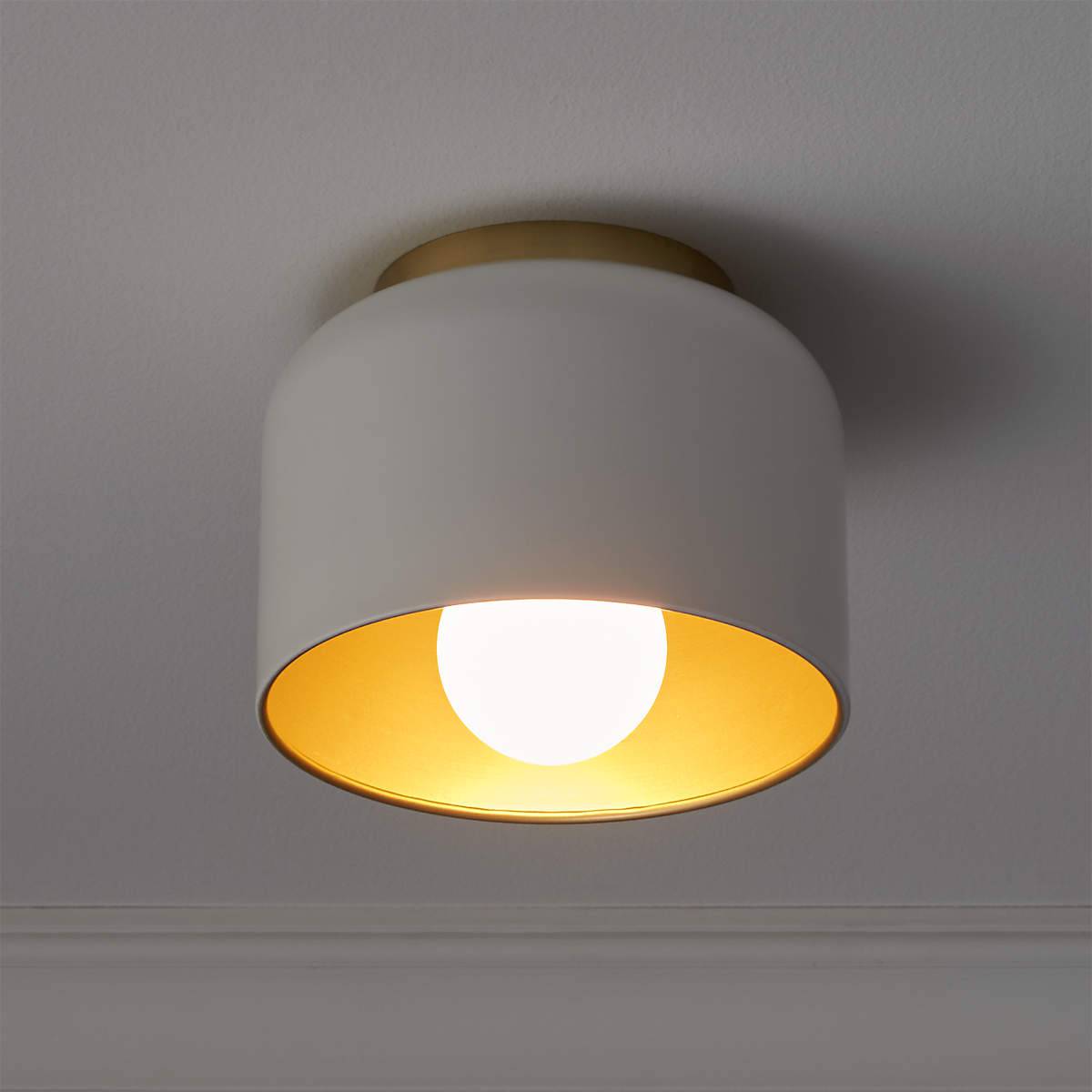 Bell White Flush Mount Light - KB&A The Home Improvement Store