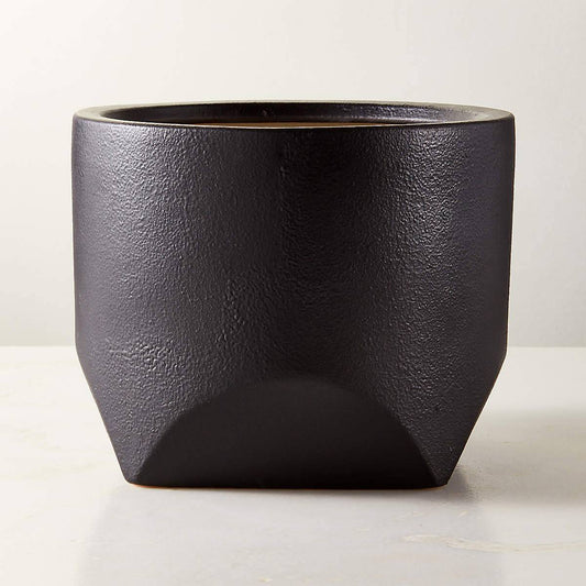 Bethel Black Ceramic Tall Indoor Planter - KB&A The Home Improvement Store