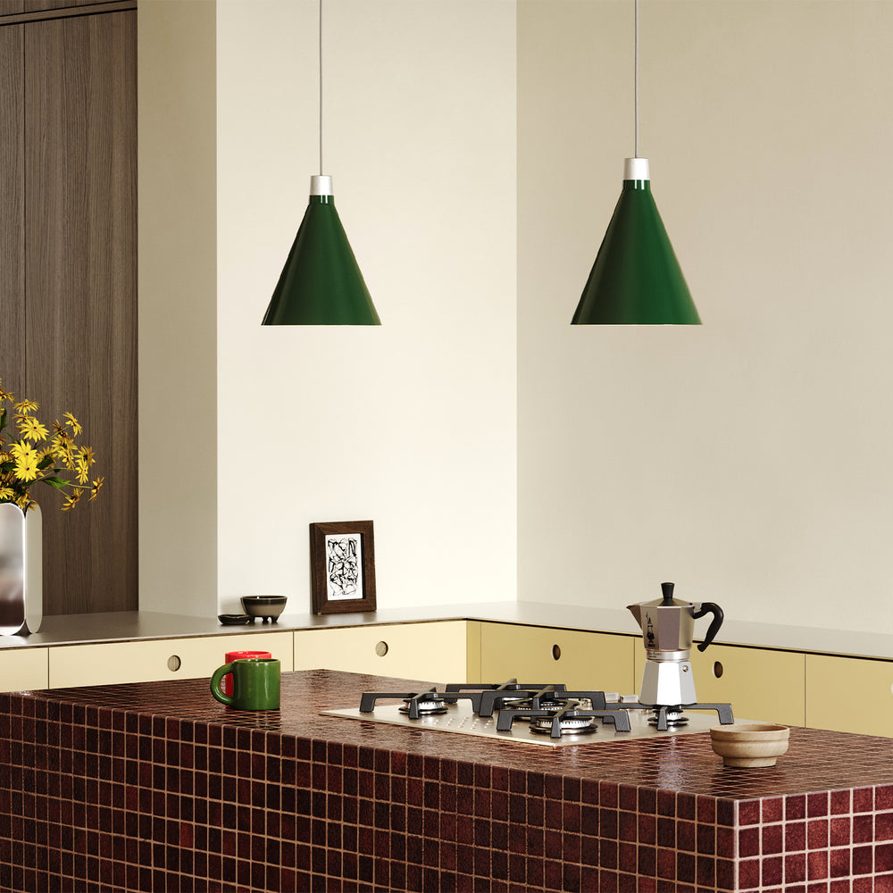 Bower Pendant Light Small in Dark Green - KB&A The Home Improvement Store