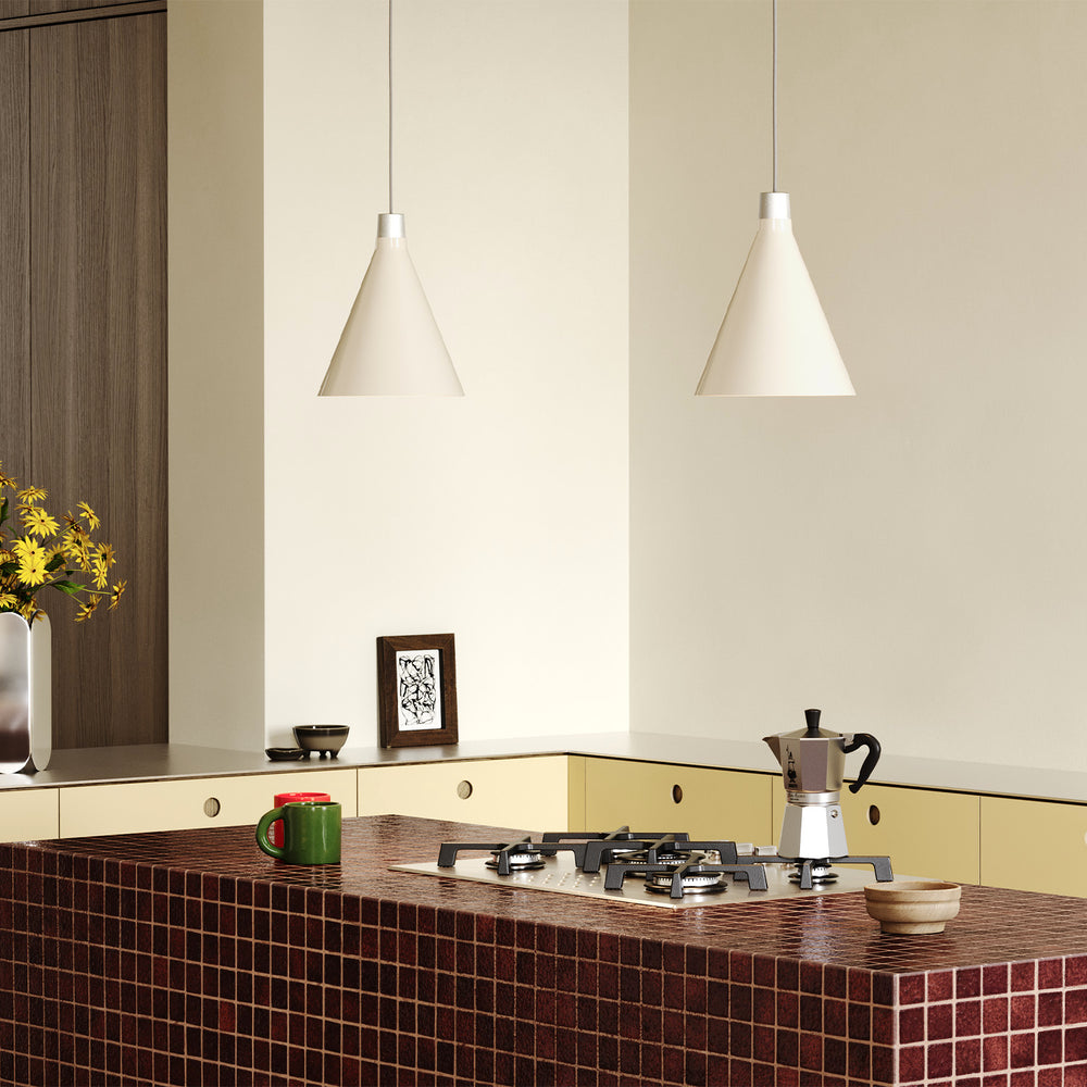 Bower Pendant Light Small in Oyster White - KB&A The Home Improvement Store