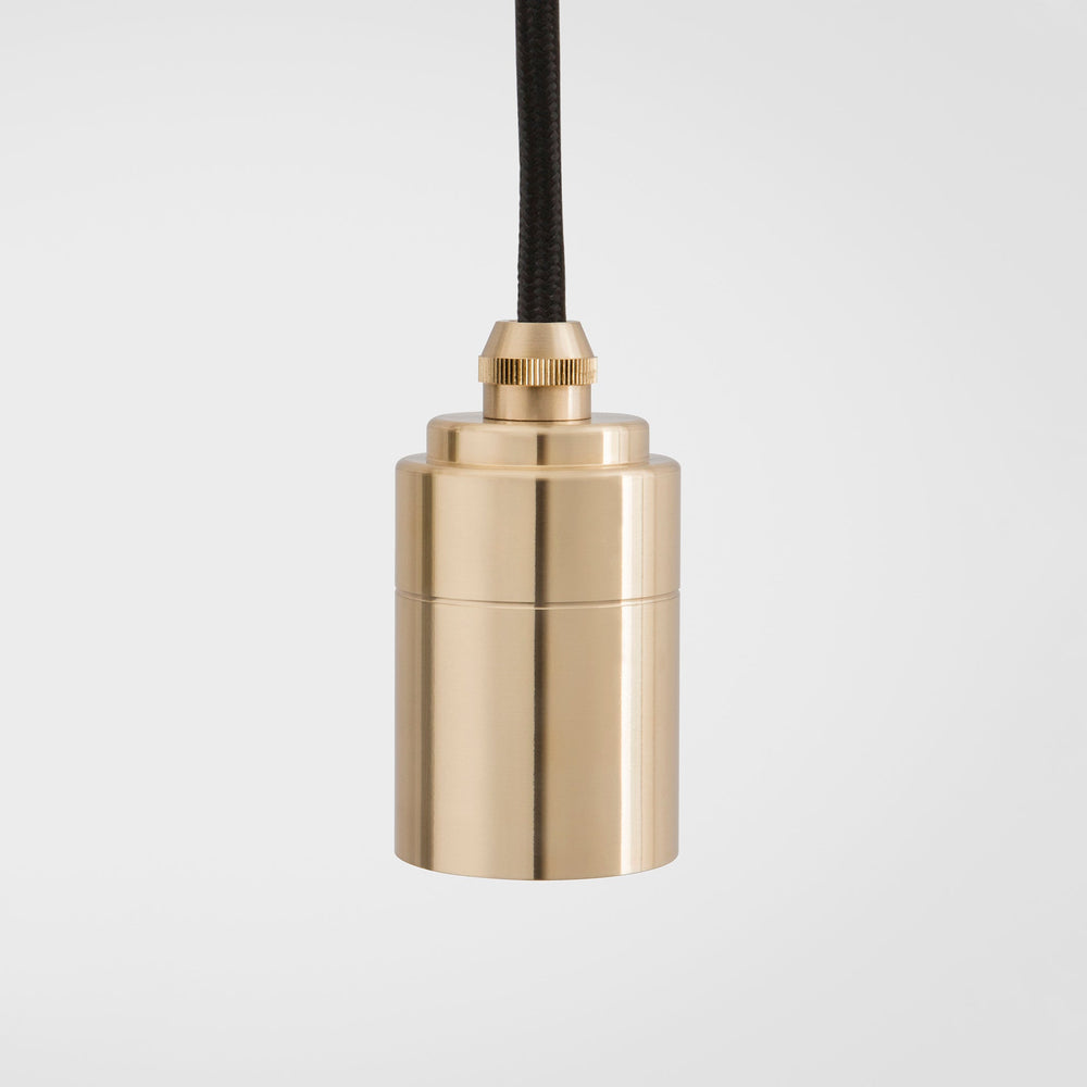 Linear Triple Pendant in Brass + Sphere IV - KB&A The Home Improvement Store