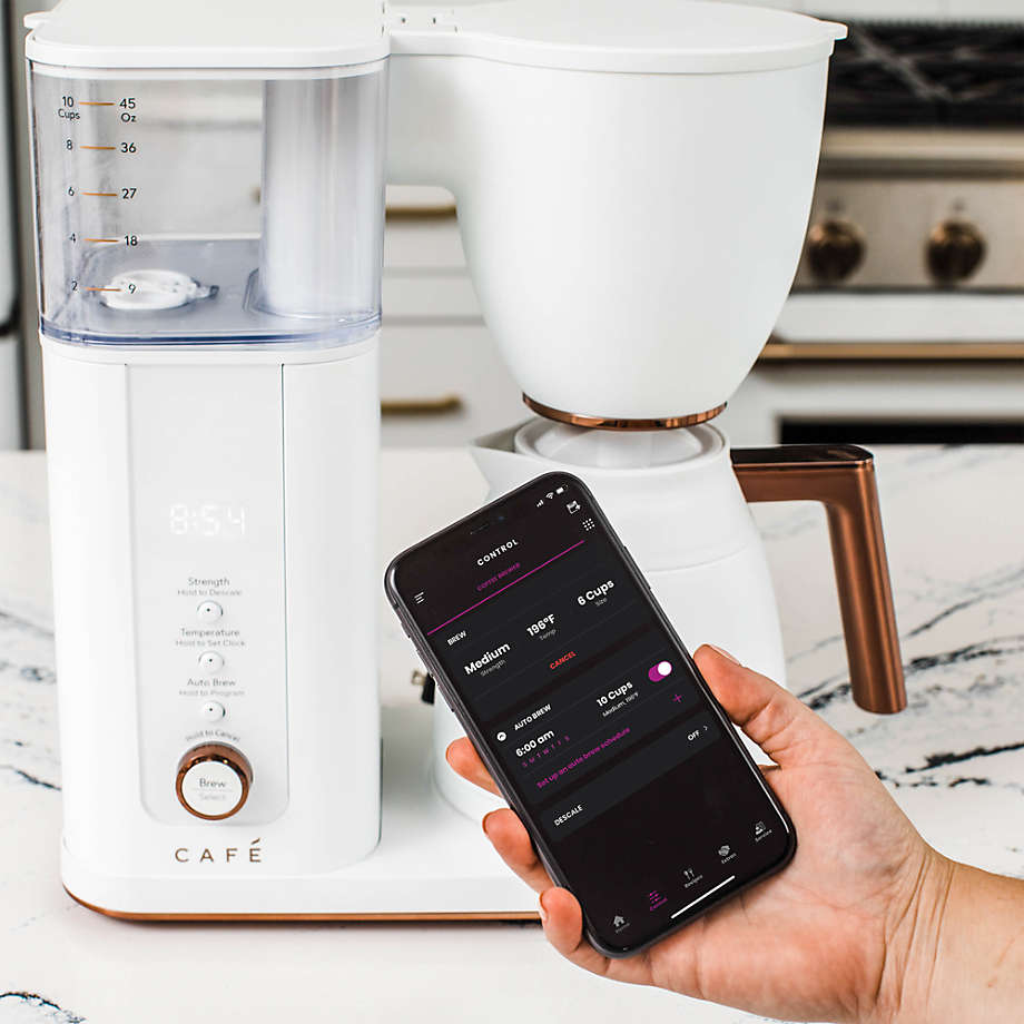 Café ™ Matte White 10-Cup Drip Coffee Maker with Thermal Carafe - KB&A The Home Improvement Store