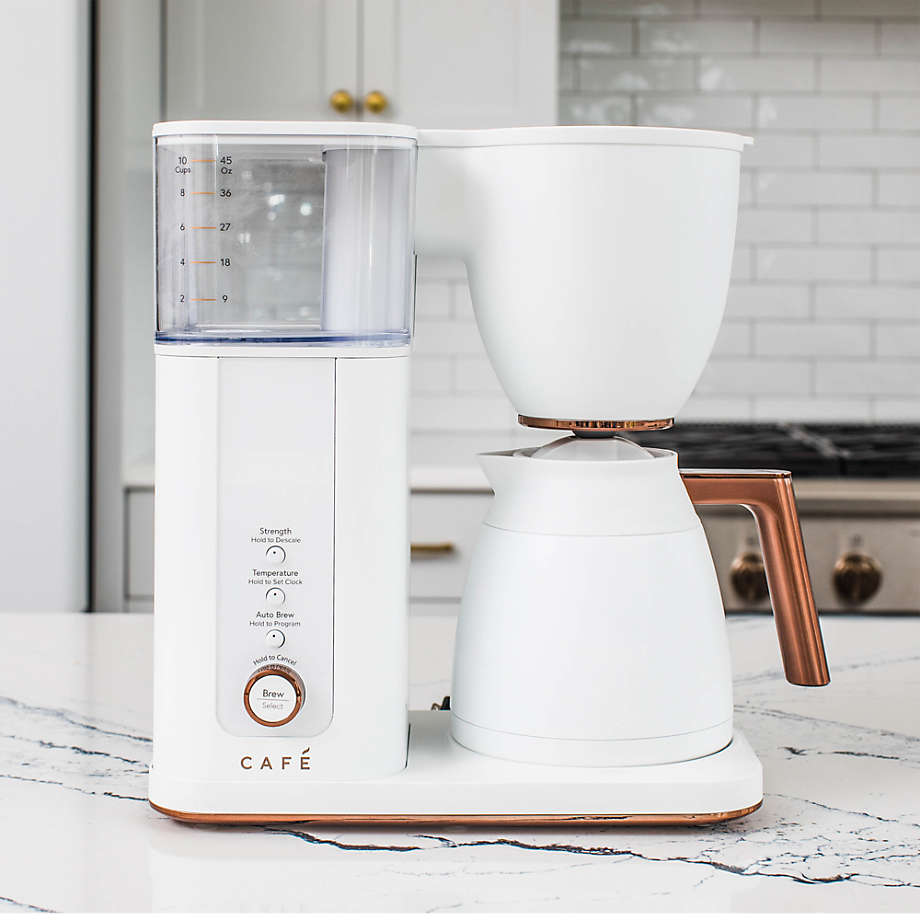Café ™ Matte White 10-Cup Drip Coffee Maker with Thermal Carafe - KB&A The Home Improvement Store