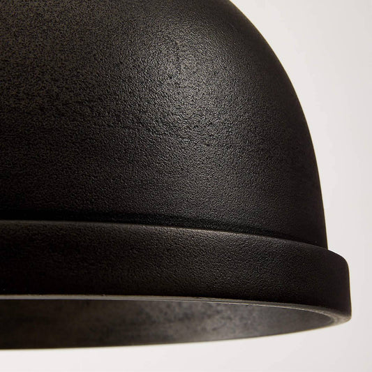 Capitola Indoor/Outdoor Black Cast Aluminium Dome Pendant Light - KB&A The Home Improvement Store