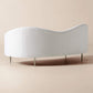 Curvo 75" Camel Velvet Apartment Sofa by goop 75" Sofa - KB&A The Home Improvement Store
