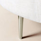 Curvo 75" Camel Velvet Apartment Sofa by goop 75" Sofa - KB&A The Home Improvement Store