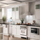ZLINE 24 in. 2.8 cu. ft. Legacy Dual Fuel Range with 4 Burner Gas Cooktop and Electric Convection Oven in Stainless Steel and White Matte Door (RA-WM-24) - KB&A The Home Improvement Store