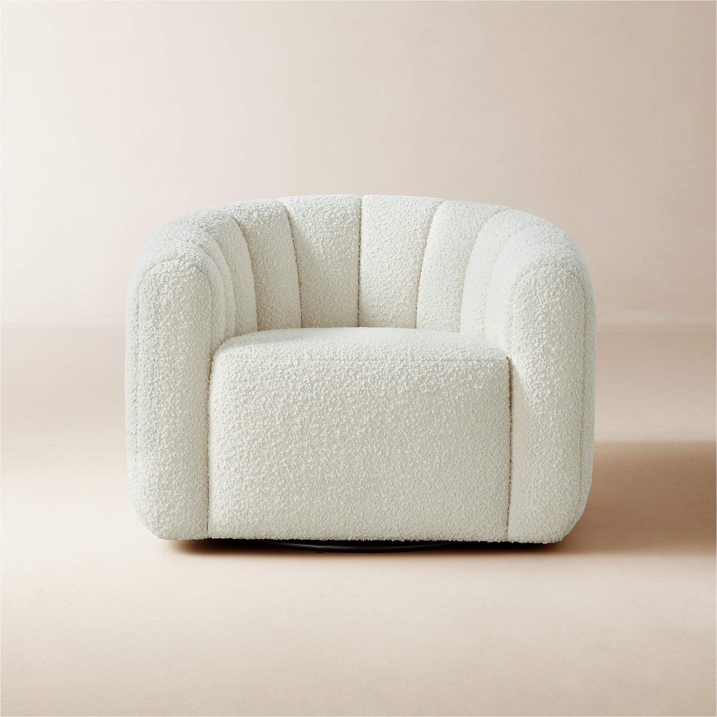 Fitz Channeled Russet Velvet Swivel Chair Set of 2 - KB&A The Home Improvement Store