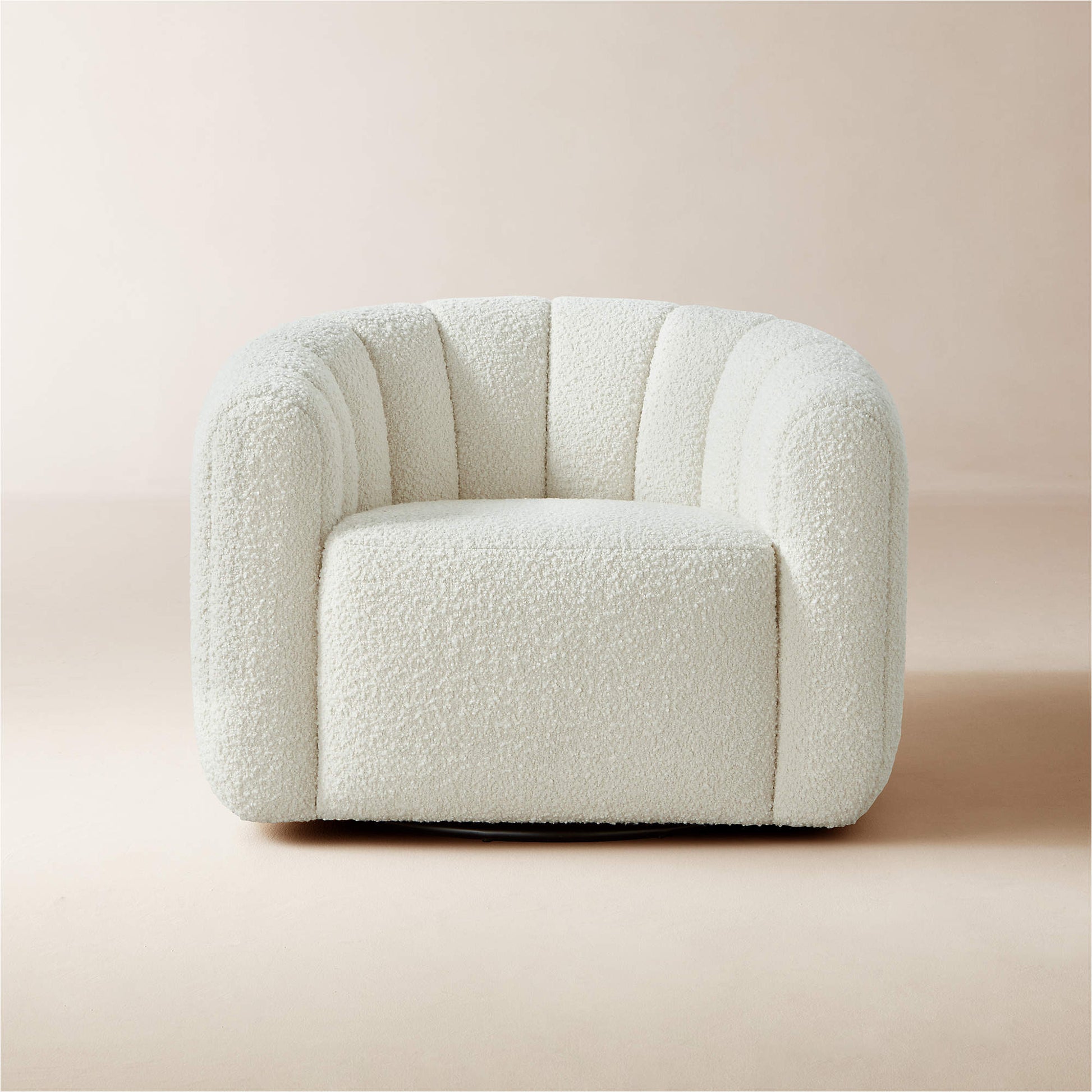 Fitz Channeled Russet Velvet Swivel Chair Set of 2 - KB&A The Home Improvement Store