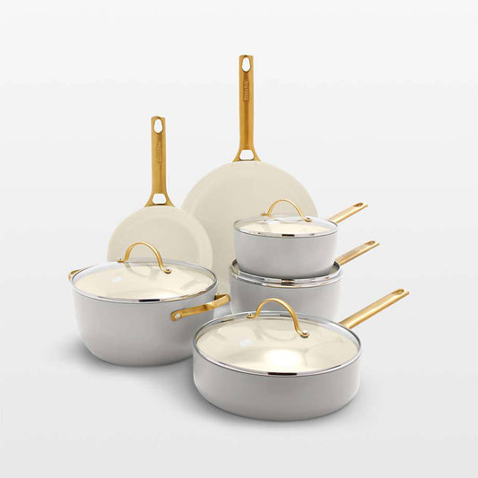 GreenPan ™ Reserve Dove Grey 10-Piece Non-Stick Cookware Set - KB&A The Home Improvement Store