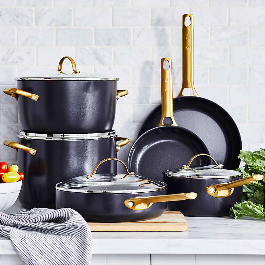 GreenPan ™ Reserve Black 10-Piece Ceramic Non-Stick Cookware Set - KB&A The Home Improvement Store