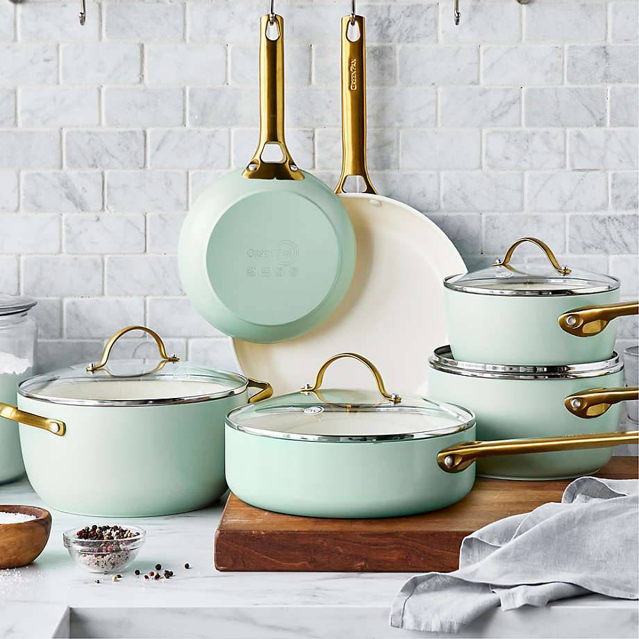 GreenPan ™ Reserve Julep 10-Piece Ceramic Non-Stick Cookware Set - KB&A The Home Improvement Store