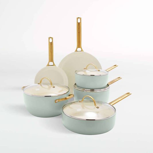 GreenPan ™ Reserve Julep 10-Piece Ceramic Non-Stick Cookware Set - KB&A The Home Improvement Store