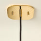 Halen Blackened Brass Pendant Light with Clear Glass Shade - KB&A The Home Improvement Store