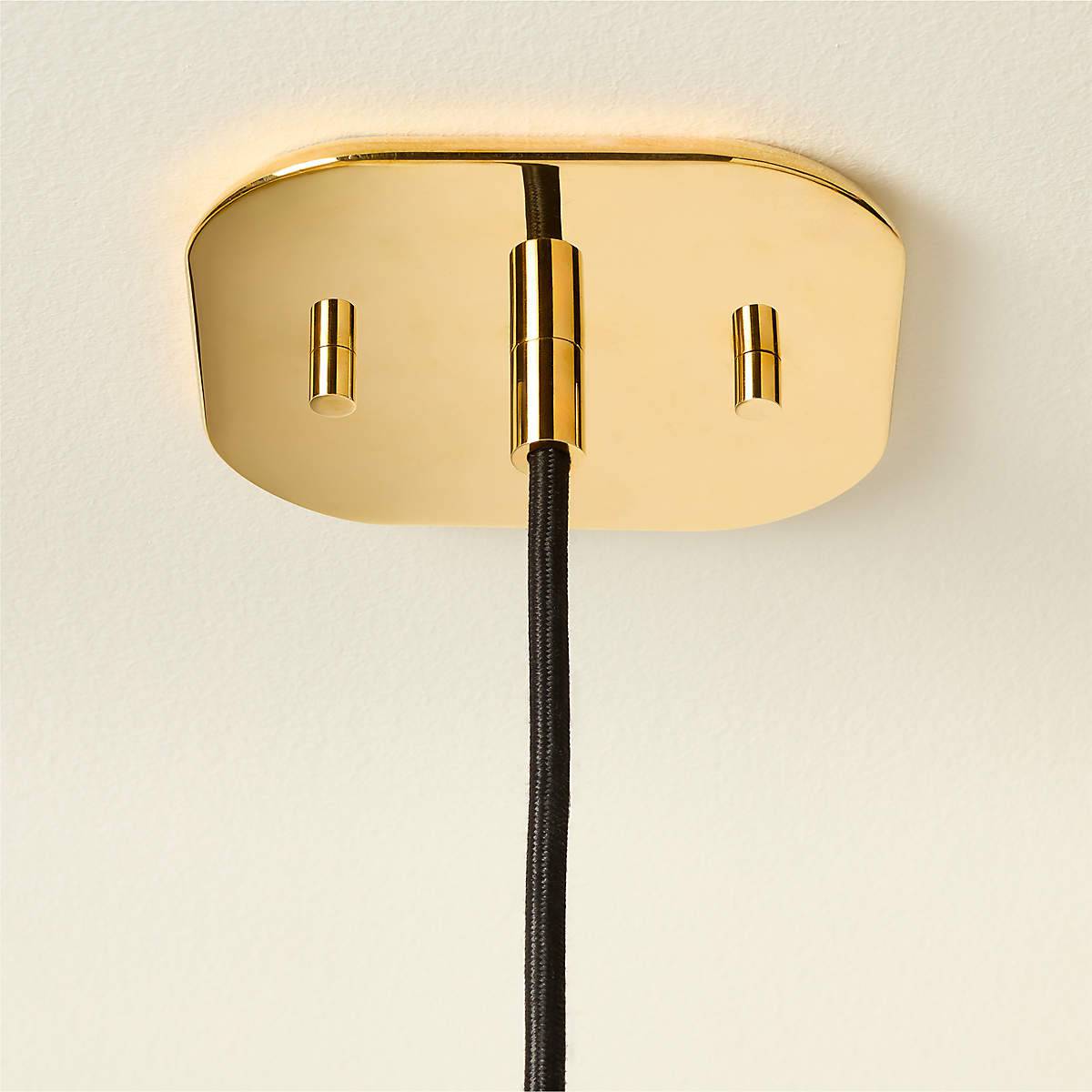 Halen Blackened Brass Pendant Light with Clear Glass Shade - KB&A The Home Improvement Store