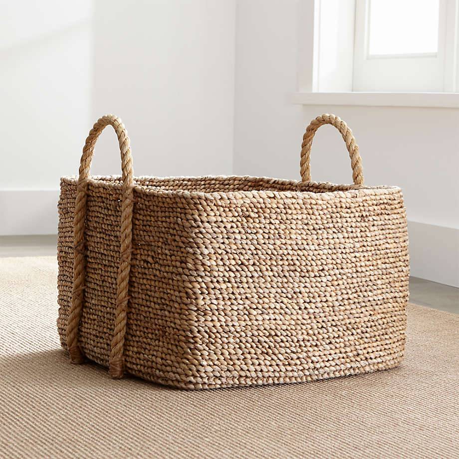 Tyler Square Basket With Rope Handle - KB&A The Home Improvement Store