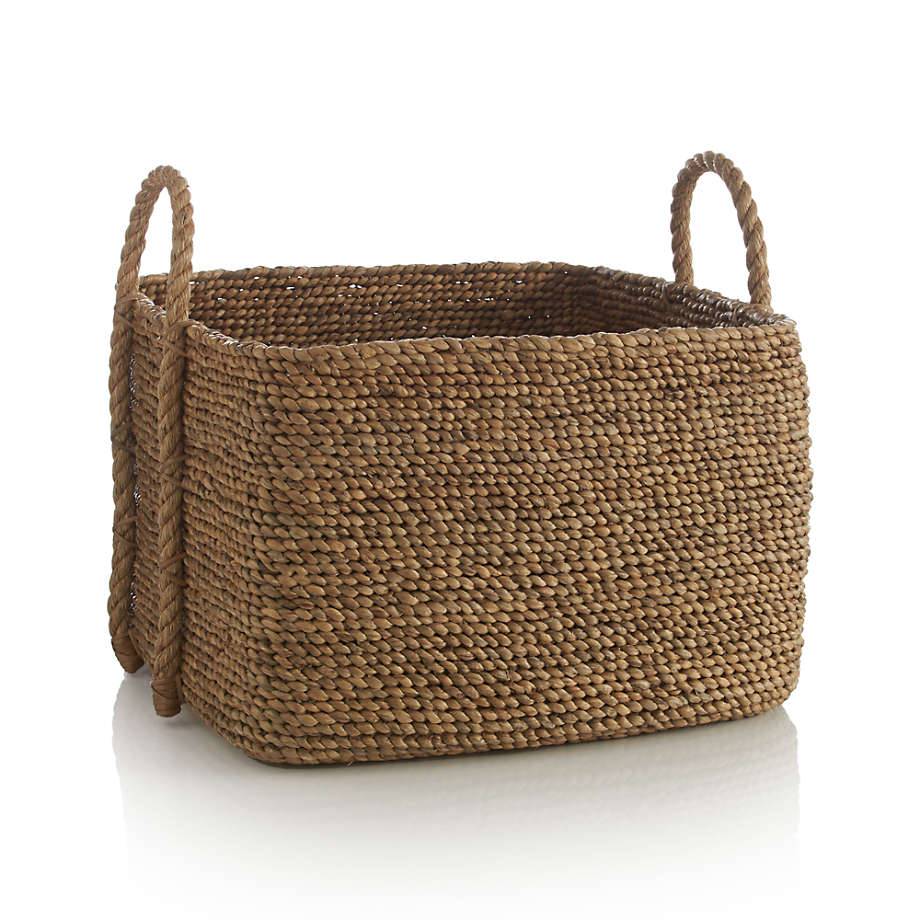 Tyler Square Basket With Rope Handle - KB&A The Home Improvement Store