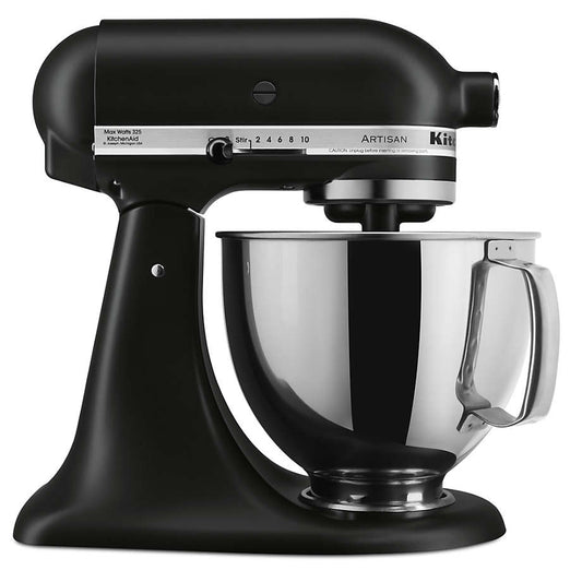 KitchenAid ® Artisan® Series Matte Black 5-Quart Tilt-Head Stand Mixer - KB&A The Home Improvement Store