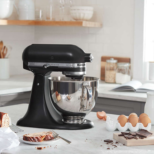 KitchenAid ® Artisan® Series Matte Black 5-Quart Tilt-Head Stand Mixer - KB&A The Home Improvement Store