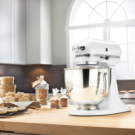 KitchenAid ® Artisan® Series White 5-Quart Tilt-Head White Stand Mixer - KB&A The Home Improvement Store