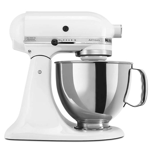 KitchenAid ® Artisan® Series White 5-Quart Tilt-Head White Stand Mixer - KB&A The Home Improvement Store