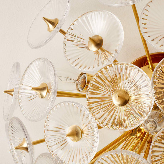Lamina Polished Brass Flush Mount Light - KB&A The Home Improvement Store