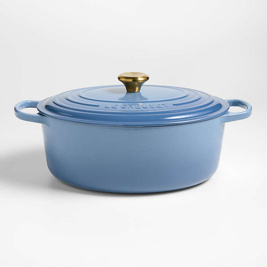 Le Creuset Signature ® 8-Qt. Chambray Enameled Cast Iron Oval Dutch Oven - KB&A The Home Improvement Store