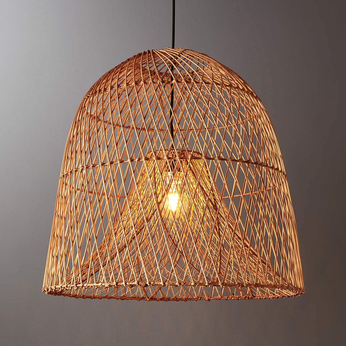 Nassa Woven Bamboo Pendant Light - KB&A The Home Improvement Store