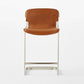 Rake Brown Leather Counter Stool by Kravitz Design - KB&A The Home Improvement Store