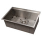 ZLINE 27 in. Garmisch Undermount Single Bowl Kitchen Sink with Bottom Grid and Accessories (SLS-27S) - KB&A The Home Improvement Store