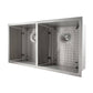 ZLINE 36 in. Anton Undermount Double Bowl Kitchen Sink with Bottom Grid (SR50D-36S) - KB&A The Home Improvement Store