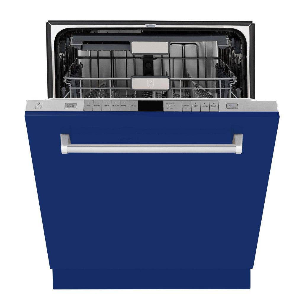 ZLINE 24" Monument Series 3rd Rack Top Touch Control Dishwasher with Stainless Steel Tub, 45dBa (DWMT-BG-24) - KB&A The Home Improvement Store