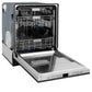 ZLINE 24" Monument Series 3rd Rack Top Touch Control Dishwasher with Stainless Steel Tub, 45dBa (DWMT-BLM-24) - KB&A The Home Improvement Store