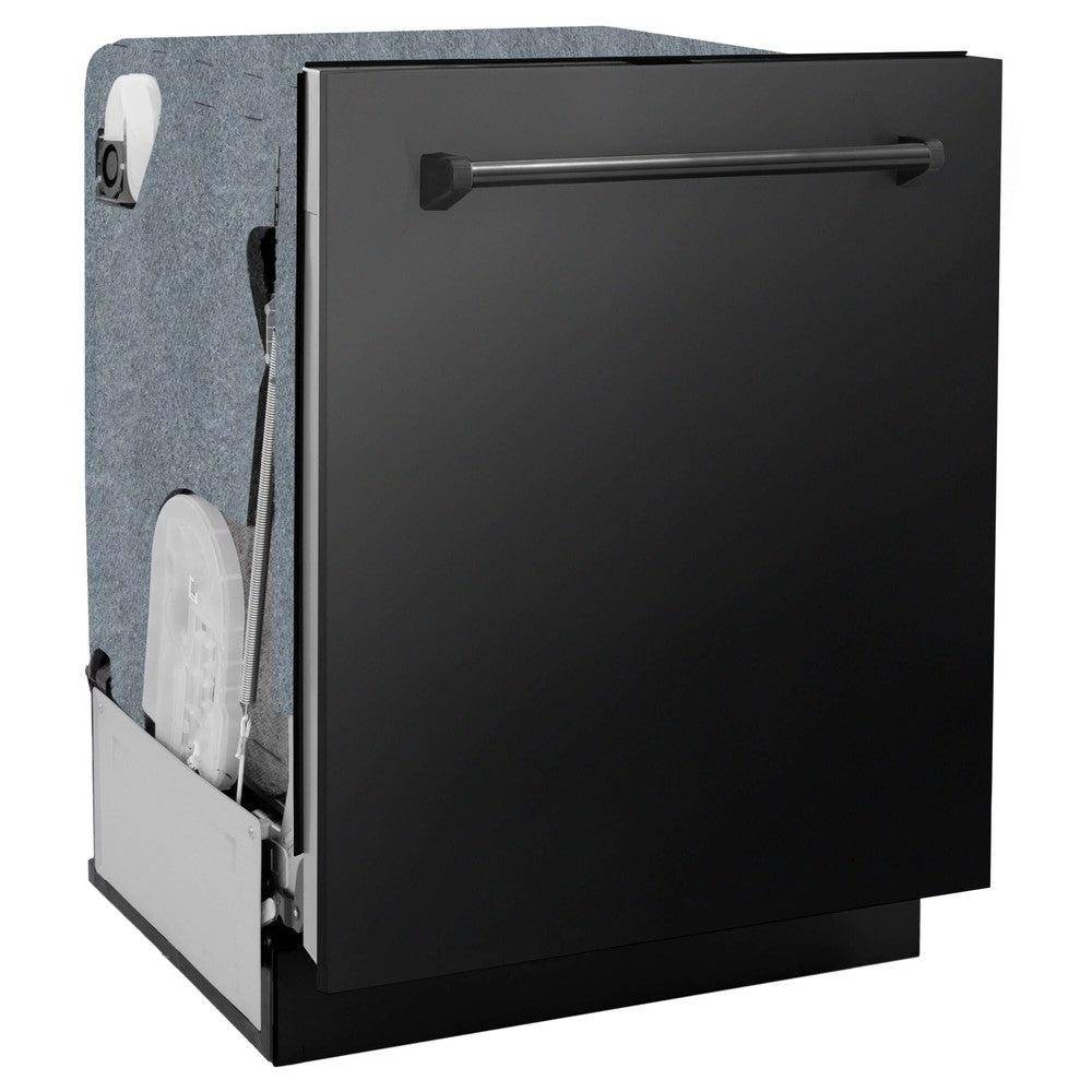 ZLINE 24" Monument Series 3rd Rack Top Touch Control Dishwasher with Stainless Steel Tub, 45dBa (DWMT-BS-24) - KB&A The Home Improvement Store