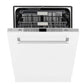 ZLINE 24" Monument Series 3rd Rack Top Touch Control Dishwasher with Stainless Steel Tub, 45dBa (DWMT-WM-24) - KB&A The Home Improvement Store