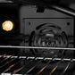 ZLINE Autograph Edition 30 in. 4.2 cu. ft. Paramount Gas Range with 4 Burner Cooktop and Convection Gas Oven in Black Stainless Steel and Polished Gold Accents (SGRBZ-30-G) - KB&A The Home Improvement Store