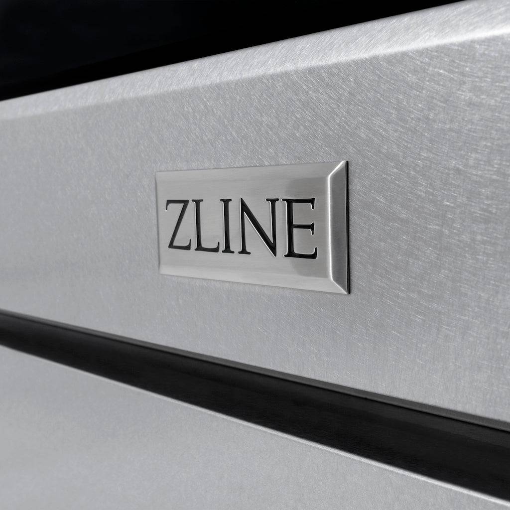 ZLINE Autograph Edition 30 in. 4.2 cu. ft. Paramount Gas Range with 4 Burner Cooktop and Convection Gas Oven in DuraSnow® Stainless Steel and Champagne Bronze Accents (SGRSZ-30-CB) - KB&A The Home Improvement Store