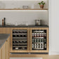 ZLINE 24 In. Touchstone Wine Cooler with Panel-Ready Glass Door and Polished Gold Handle (RWDPOZ-24-G) - KB&A The Home Improvement Store