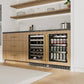ZLINE 24 In. Touchstone Wine Cooler with Panel-Ready Glass Door and Polished Gold Handle (RWDPOZ-24-G) - KB&A The Home Improvement Store