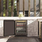 ZLINE Autograph Edition 24 in. Touchstone 151 Can Beverage Fridge With Solid Stainless Steel Door And Champagne Bronze Handle (RBSOZ-ST-24-CB) - KB&A The Home Improvement Store