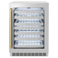 ZLINE 24 In. Touchstone Wine Cooler with Stainless Steel Glass Door and Champagne Bronze Handle (RWDOZ-GS-24-CB) - KB&A The Home Improvement Store