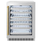 ZLINE 24 In. Touchstone Wine Cooler with Stainless Steel Glass Door and Polished Gold Handle (RWDOZ-GS-24-G) - KB&A The Home Improvement Store